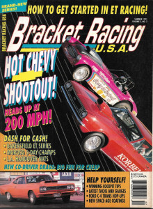 BRACKET RACING USA 1991 SUMMER V5 N2 - '55 CHEVY, 13 SEC NOVA, FORD C-4